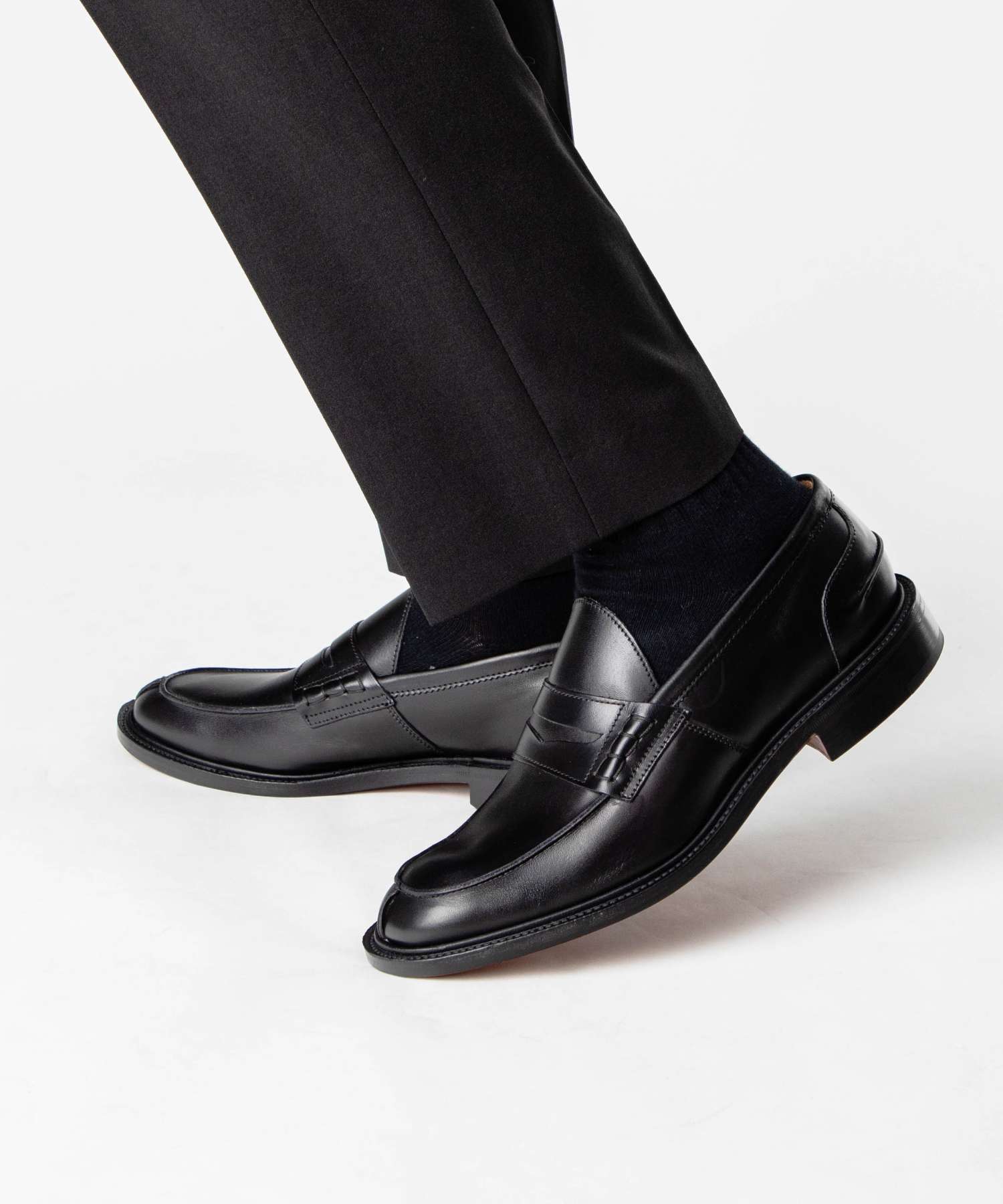 トリッカーズ Tricker's トリッカーズ Tricker's JAMES ジェームズ PENNY LOAFER コインローファー 3227 モカシン メンズ シューズ （CHESTNUT） CHESTNUT