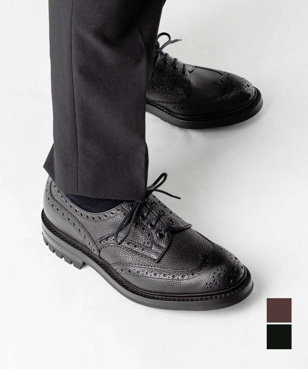 トリッカーズ Tricker's トリッカーズ Tricker's ILKLEY イルクリー COUNTRY SHOE カントリー シューズ 3087 メンズ シューズ （BLACK SCOTCH） BLACK SCOTCH