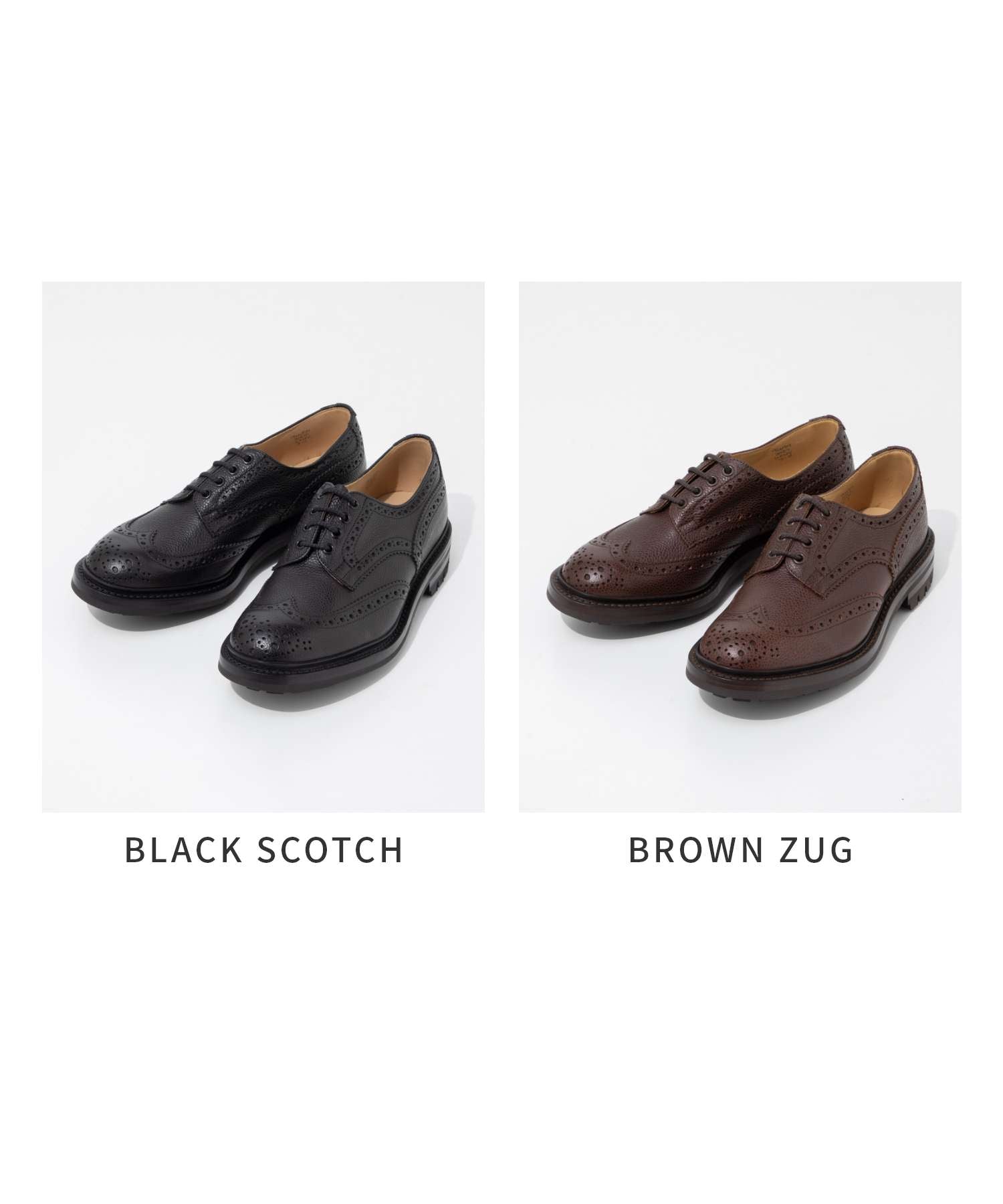 トリッカーズ Tricker's トリッカーズ Tricker's ILKLEY イルクリー COUNTRY SHOE カントリー シューズ 3087 メンズ シューズ （BLACK SCOTCH） BLACK SCOTCH