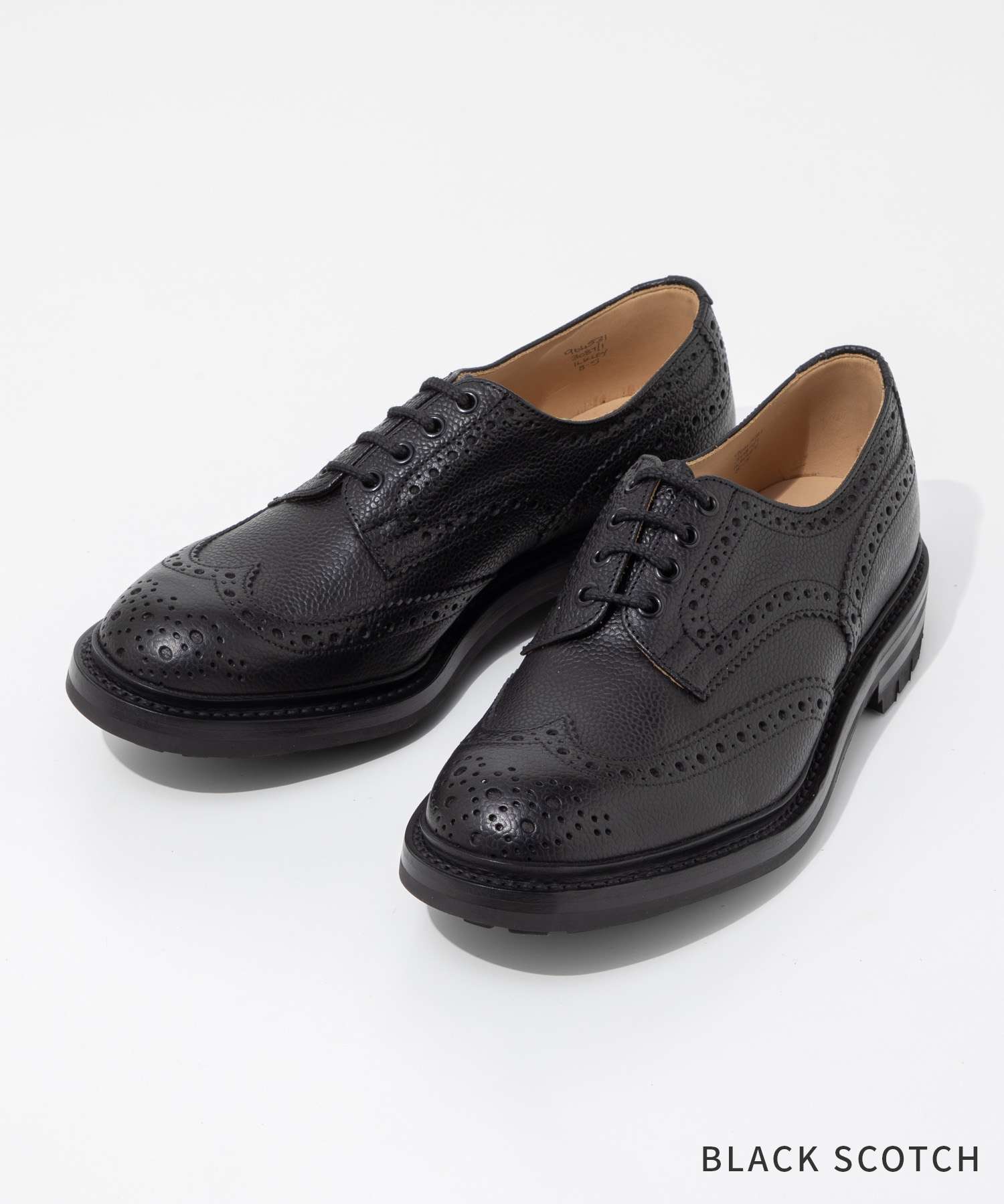トリッカーズ Tricker's トリッカーズ Tricker's ILKLEY イルクリー COUNTRY SHOE カントリー シューズ 3087 メンズ シューズ （BLACK SCOTCH） BLACK SCOTCH