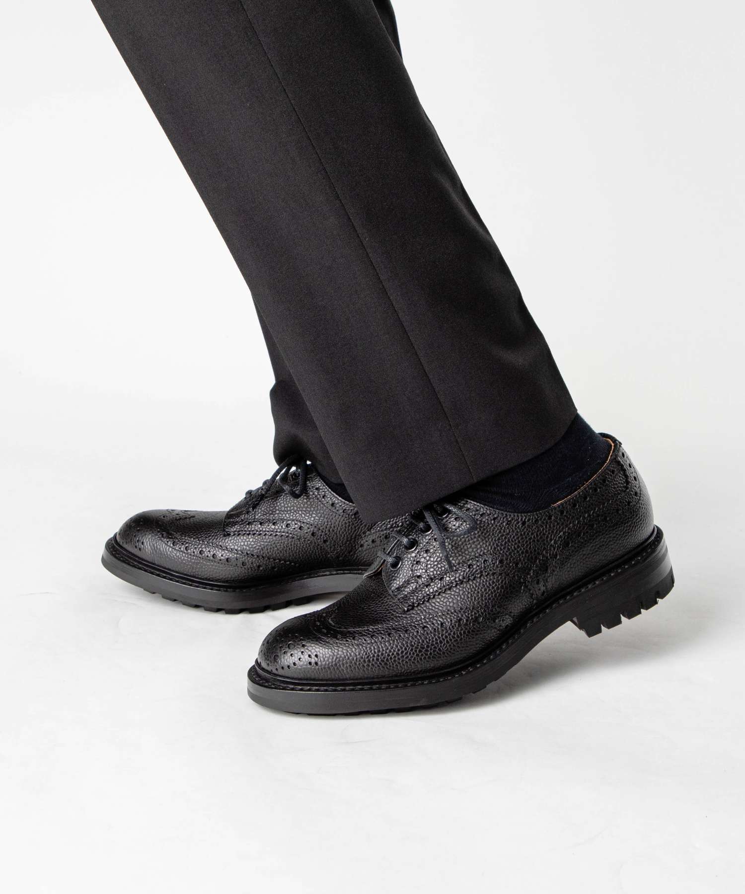 トリッカーズ Tricker's トリッカーズ Tricker's ILKLEY イルクリー COUNTRY SHOE カントリー シューズ 3087 メンズ シューズ （BLACK SCOTCH） BLACK SCOTCH
