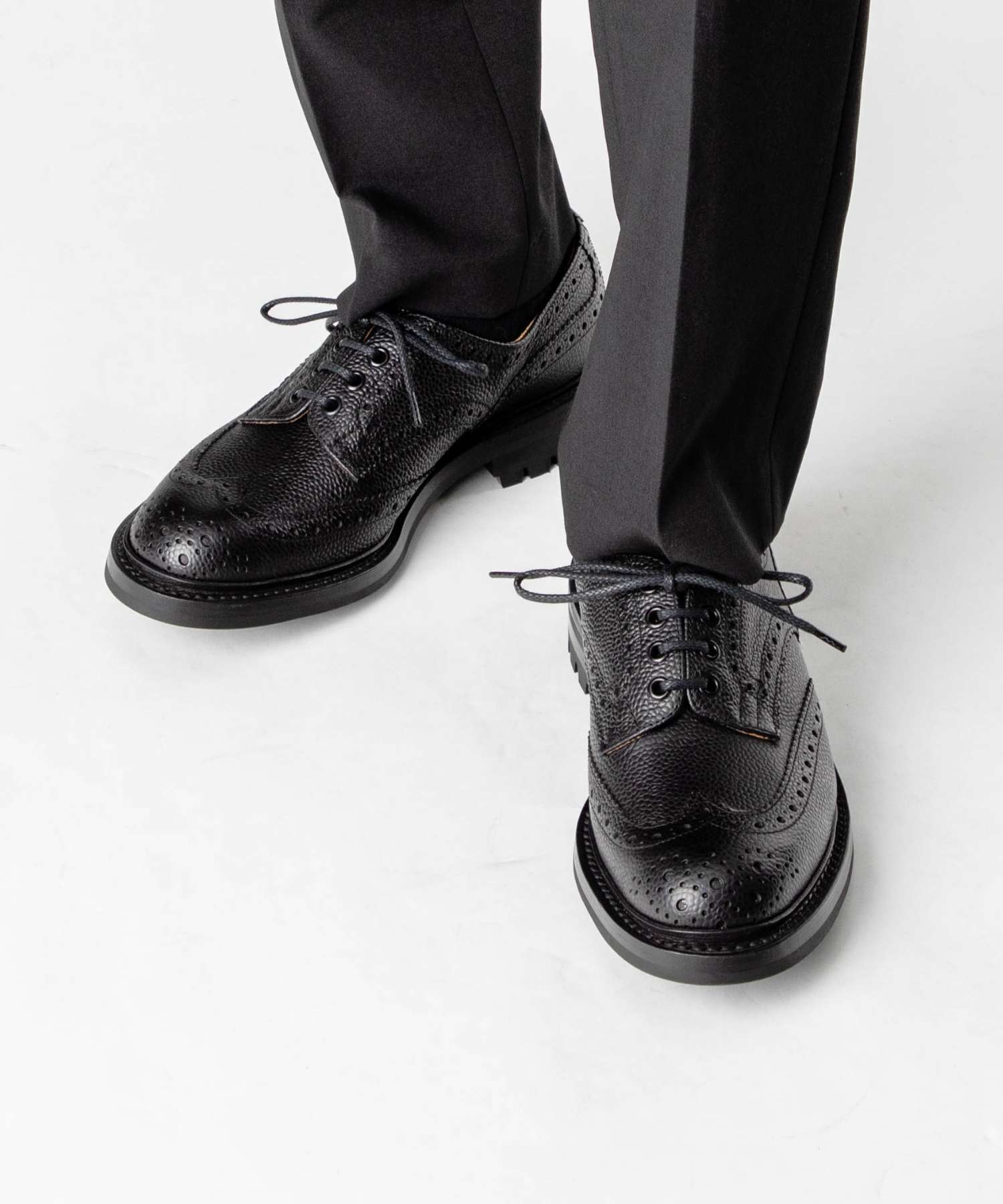 トリッカーズ Tricker's トリッカーズ Tricker's ILKLEY イルクリー COUNTRY SHOE カントリー シューズ 3087 メンズ シューズ （BLACK SCOTCH） BLACK SCOTCH