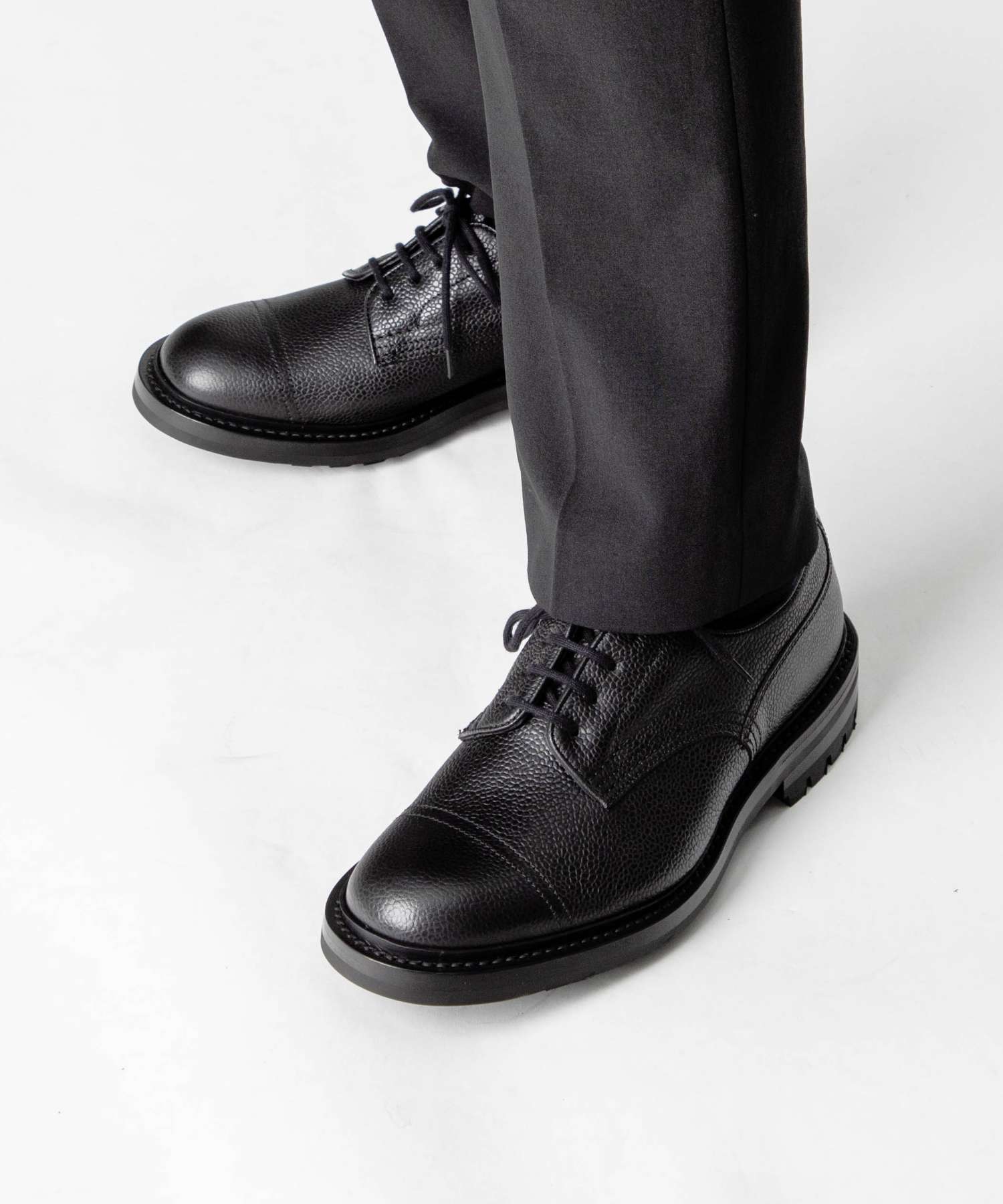 トリッカーズ Tricker's トリッカーズ Tricker's MATLOCK マトロック CAP TOE SHOES キャップ トゥ シューズ 6896 ビジネスシューズ メンズ シューズ （BLACK SCOTCH） BLACK SCOTCH