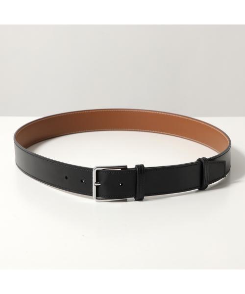ジェイエムウエストン J.M. WESTON J.M.WESTON ベルト 7035101SIP00 レザー ロゴ （ブラック×ブラウン） ブラック×ブラウン