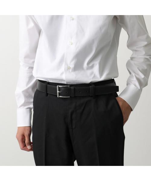 ジェイエムウエストン J.M. WESTON J.M.WESTON ベルト 703510100S00 レザー ロゴ （ブラック×ブラウン） ブラック×ブラウン