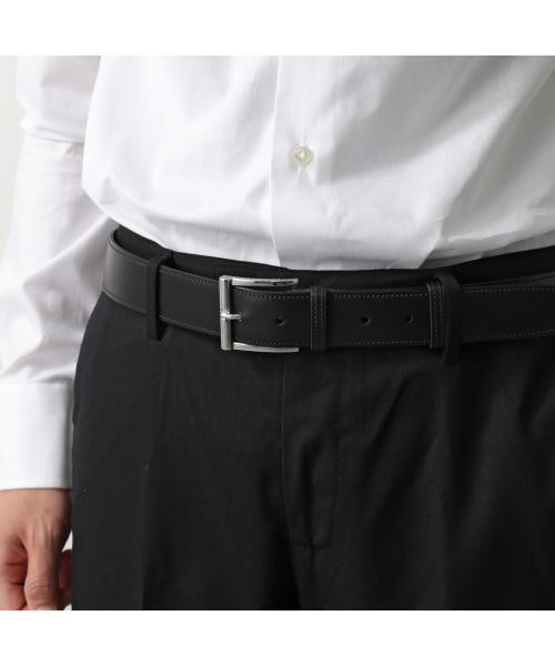 ジェイエムウエストン J.M. WESTON J.M.WESTON ベルト 703510100S00 レザー ロゴ （ブラック×ブラウン） ブラック×ブラウン