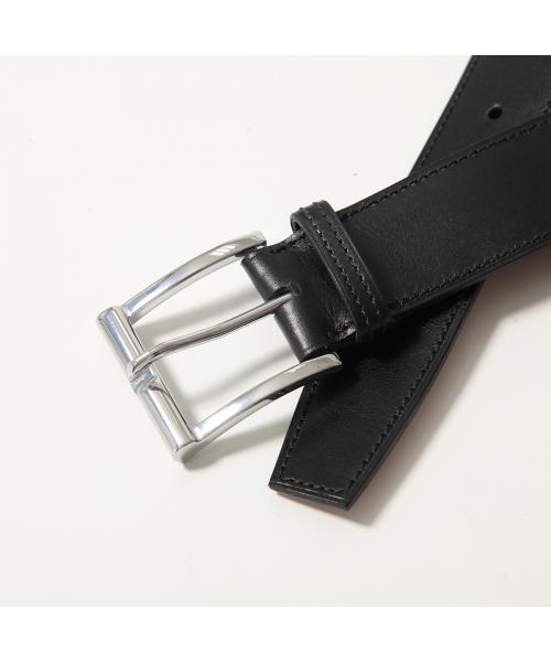 ジェイエムウエストン J.M. WESTON J.M.WESTON ベルト 703510100S00 レザー ロゴ （ブラック×ブラウン） ブラック×ブラウン