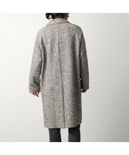 タリアトーレ TAGLIATORE TAGLIATORE バルカラーコート LOYD/S ST 260015 ネップツイード （1214/ホワイト×ブラウン） 1214/ホワイト×ブラウン