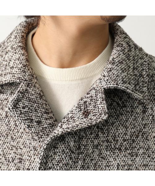 タリアトーレ TAGLIATORE TAGLIATORE バルカラーコート LOYD/S ST 260015 ネップツイード （1214/ホワイト×ブラウン） 1214/ホワイト×ブラウン