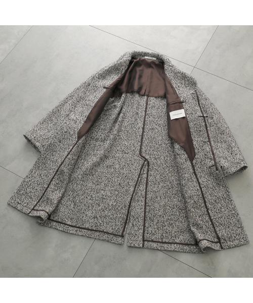 タリアトーレ TAGLIATORE TAGLIATORE バルカラーコート LOYD/S ST 260015 ネップツイード （1214/ホワイト×ブラウン） 1214/ホワイト×ブラウン