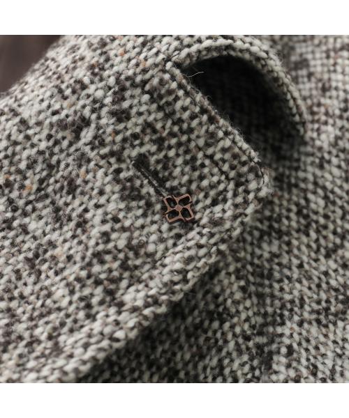 タリアトーレ TAGLIATORE TAGLIATORE バルカラーコート LOYD/S ST 260015 ネップツイード （1214/ホワイト×ブラウン） 1214/ホワイト×ブラウン