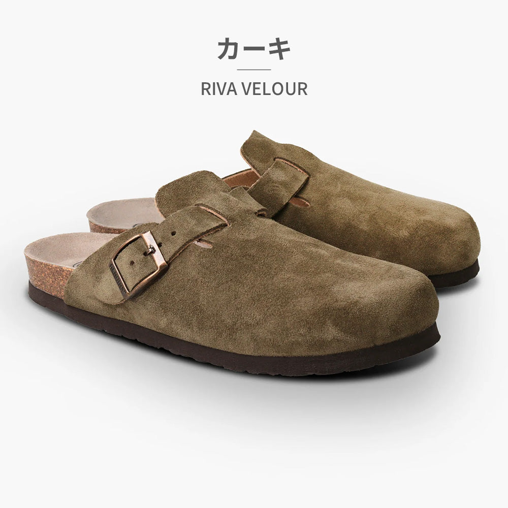 ツルヤ TSURUYA GENUINS サンダル メンズ レディース ジェニュインズ リーヴァ G105495JT G105782JT GENUINS RIVA （カーキ） カーキ