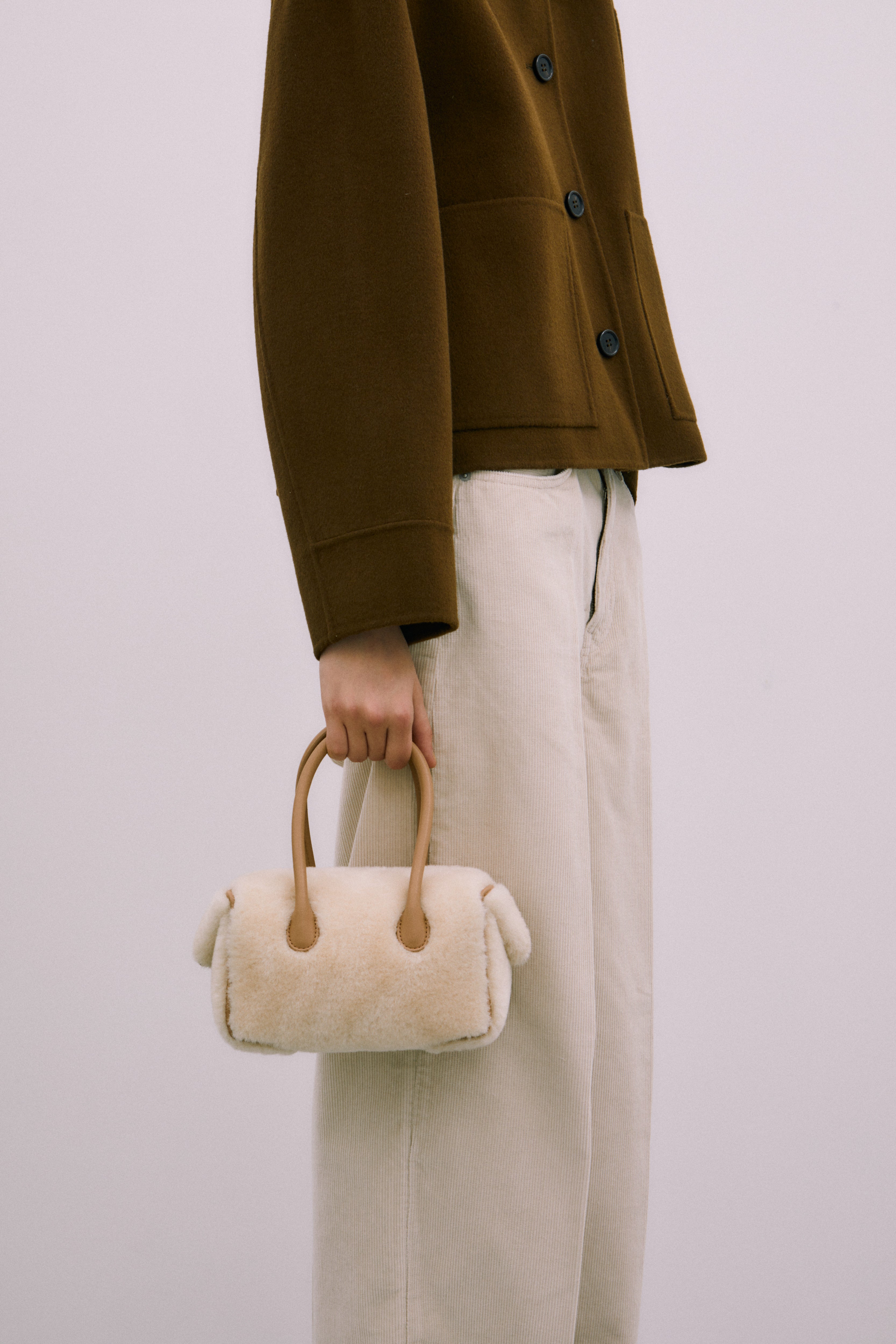 アドカラム ADD CULUMN LOP SHLD S FUR （Brown） Brown