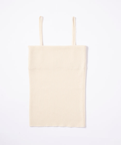 エレガンセーゼ elegancese 【elegancese】Rib camisole （レッド） エレガンセーゼ elegancese 【elegancese】Rib camisole