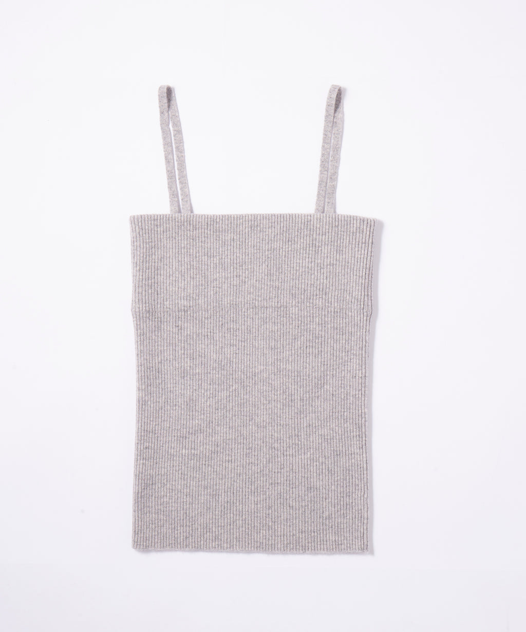 エレガンセーゼ elegancese 【elegancese】Rib camisole