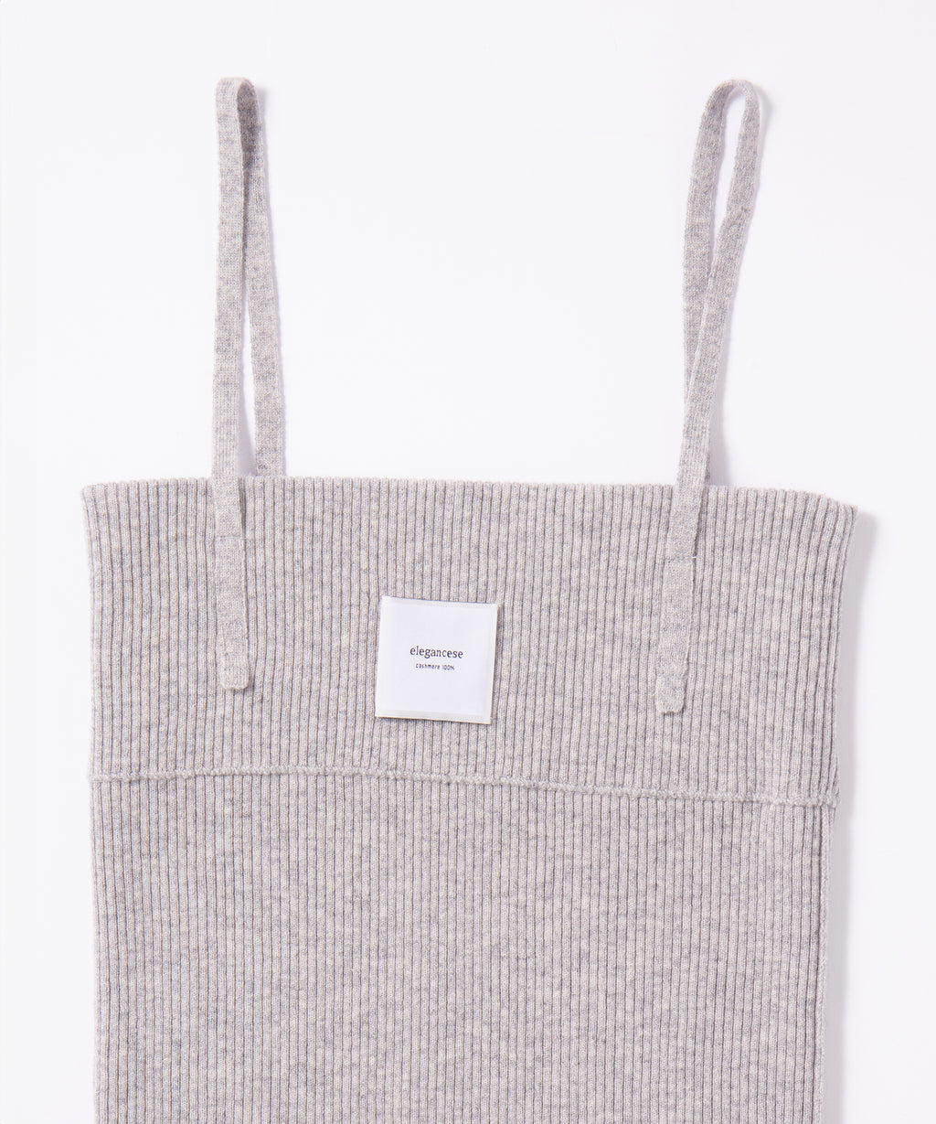 エレガンセーゼ elegancese 【elegancese】Rib camisole