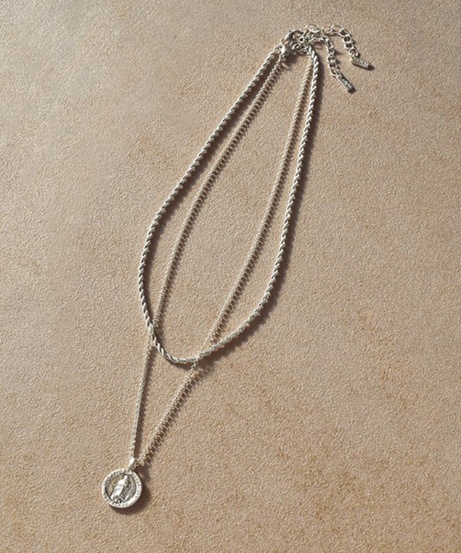 ゴールディ GOLDY 【GOLDY】ツイストチェーン チェーン レイヤード ネックレス ゴールド シルバー 二重 アクセサリー コインネックレス / 3230409