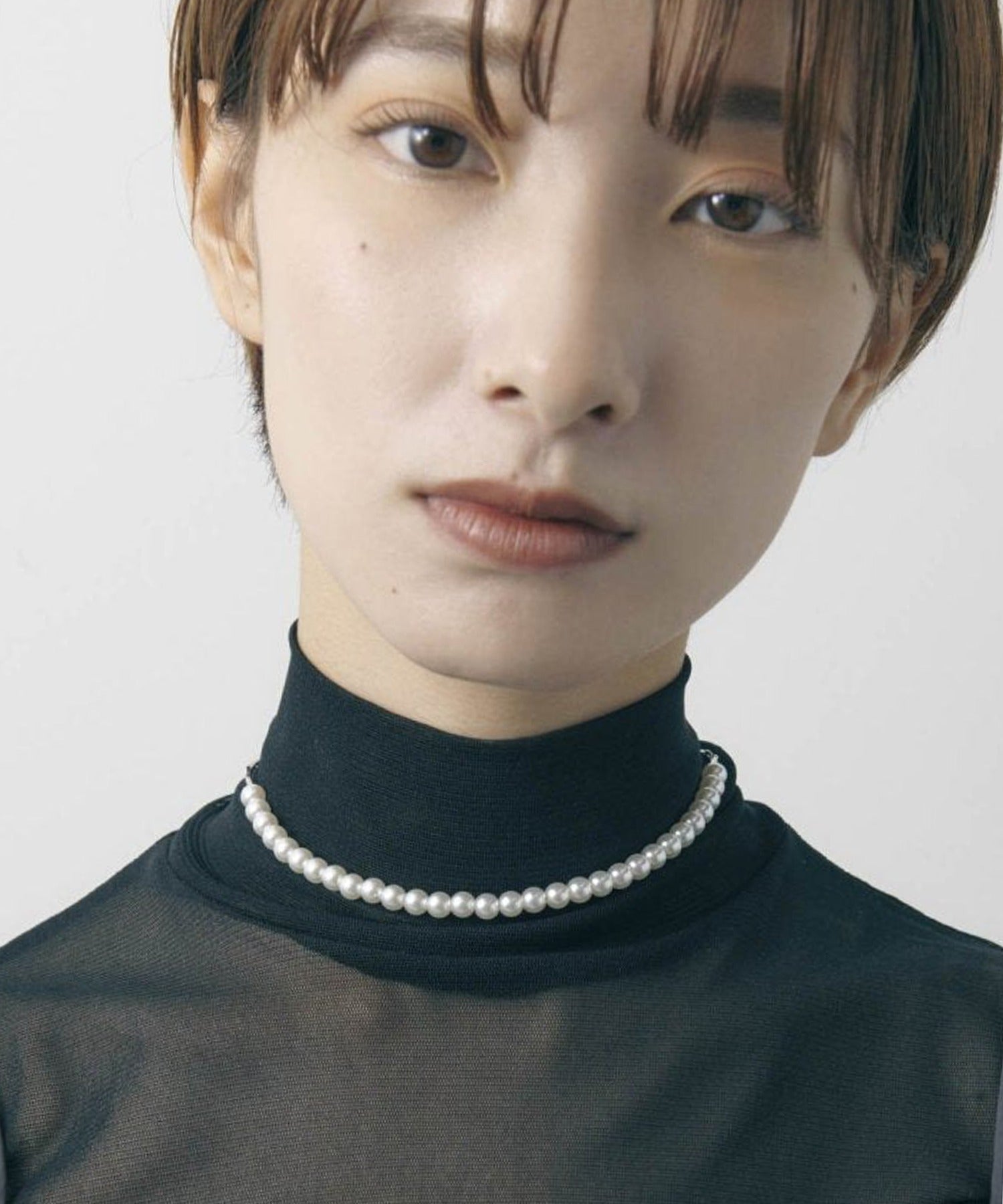 ゴールディ GOLDY アーチ バック ロング パールネックレス 3241002 （シルバー） シルバー