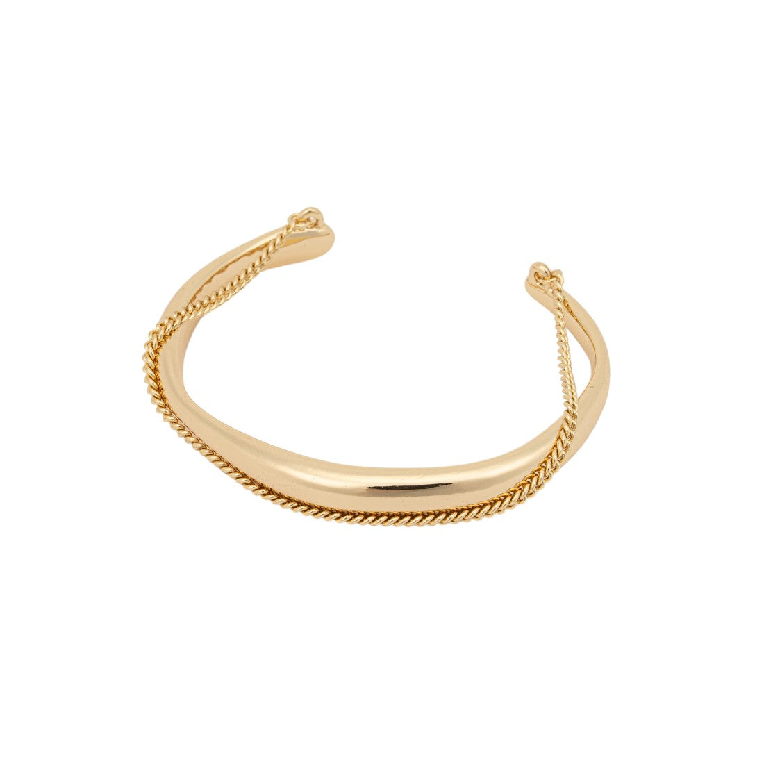 ゴールディ GOLDY アレルギー対応 チェーンレイヤード ラインバングル 4250406 （ゴールド） ゴールド