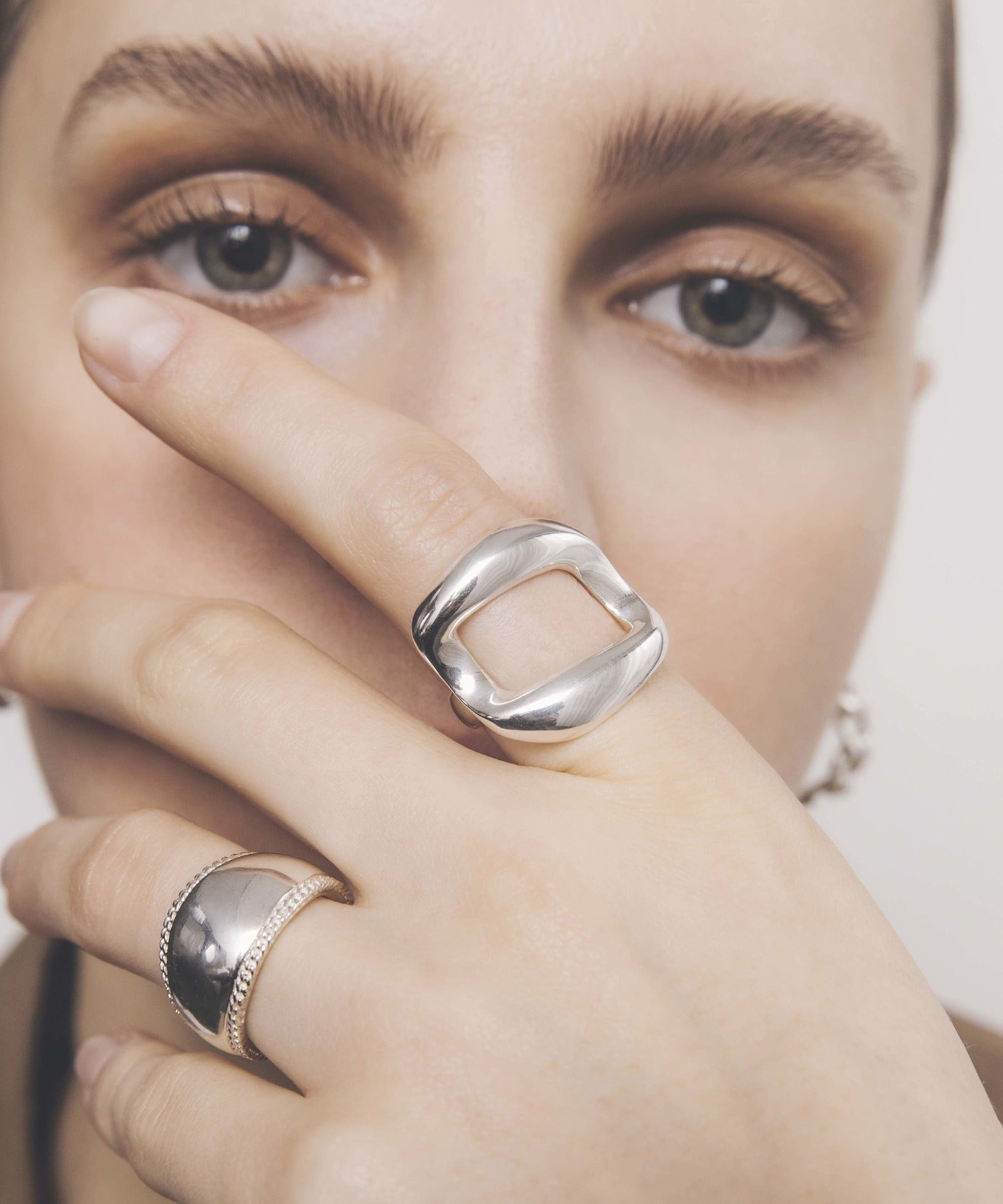 イリスフォーセブン IRIS47 rome ring AN34SV （シルバー） シルバー