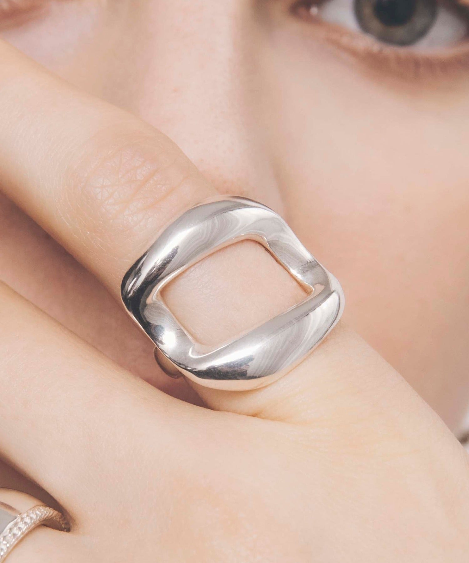 イリスフォーセブン IRIS47 rome ring AN34SV （シルバー） シルバー