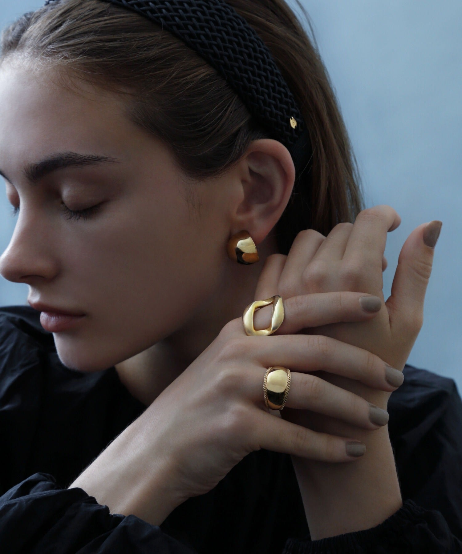 イリスフォーセブン IRIS47 rome ring AN34SV （ゴールド） ゴールド