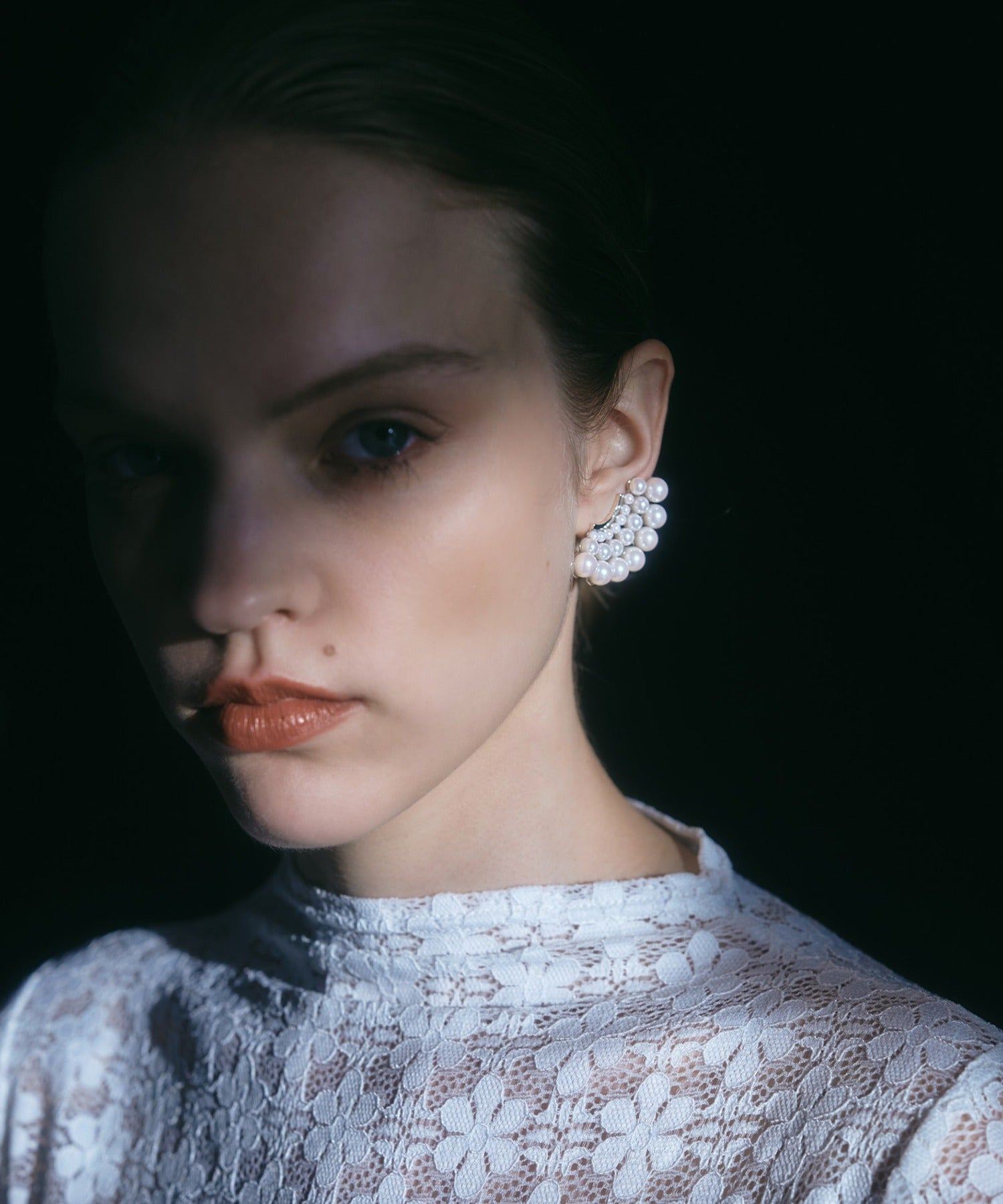 イリスフォーセブン IRIS47 heather earring BO139 （シルバー） シルバー