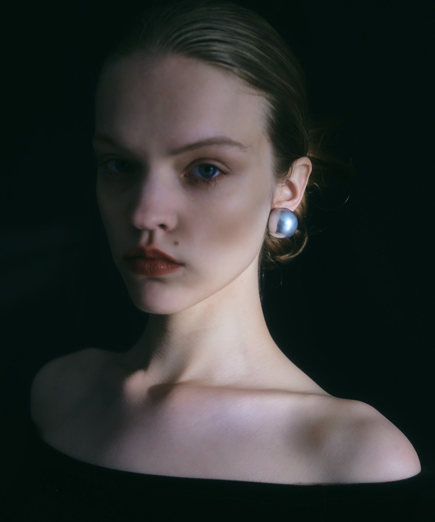 イリスフォーセブン IRIS47 bubble peal earring BO144/BO147 （グレー） グレー
