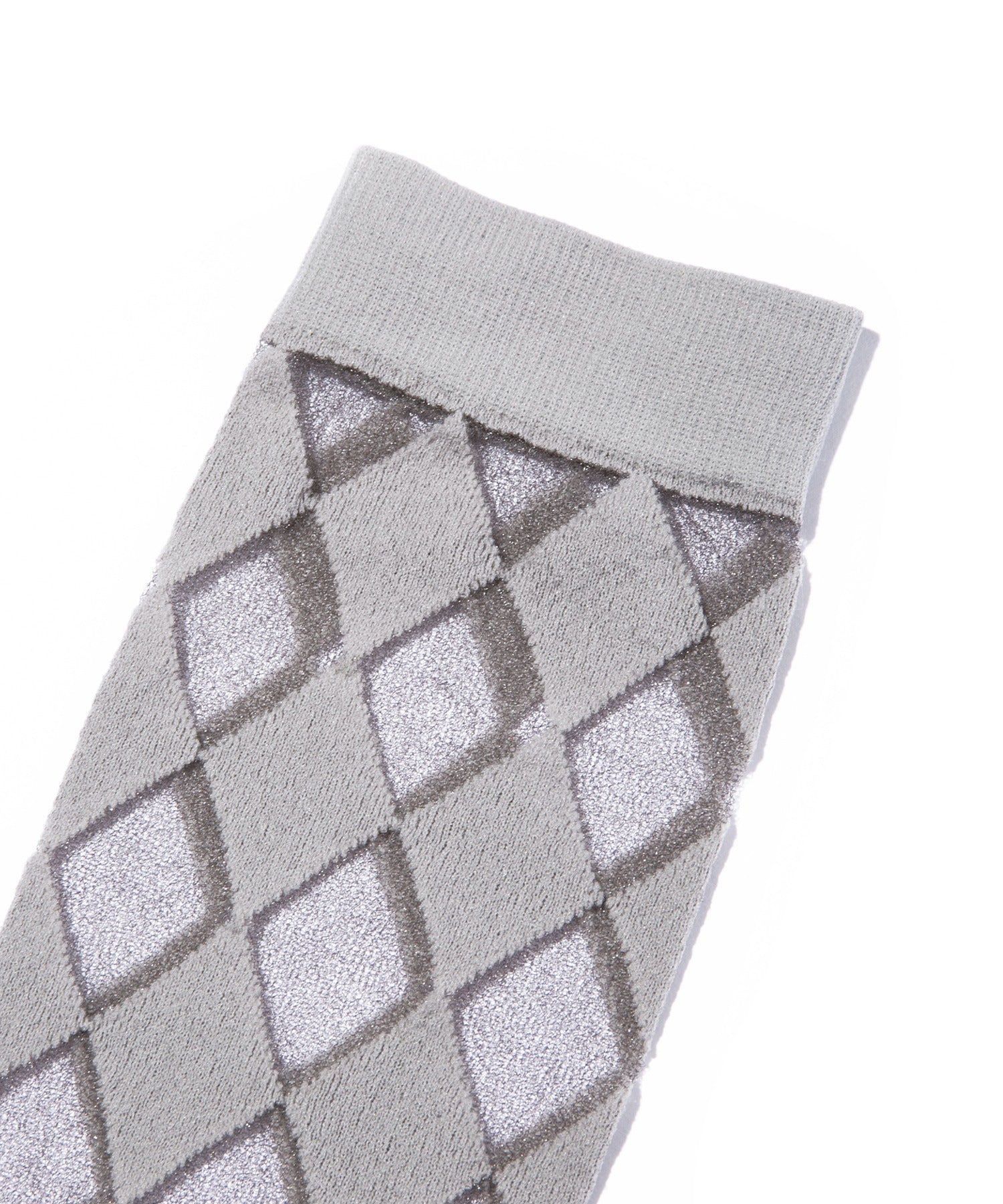 イリスフォーセブン IRIS47 checker socks SO3 （グレー） グレー