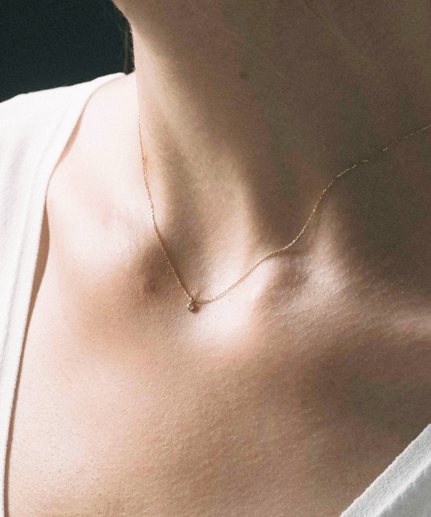 ルボンボン les bon bon diamond chain necklace BB001