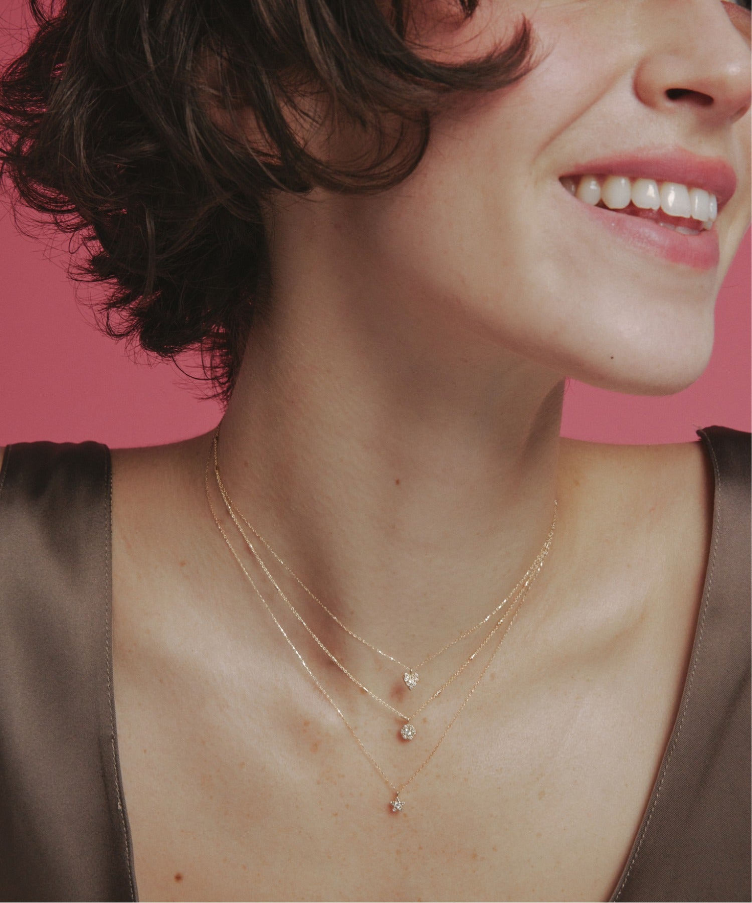 ルボンボン les bon bon stella / olivia / Ava diamond necklace BOB388 / BOB389 / BOB390 （ゴールド系その他2） ゴールド系その他2