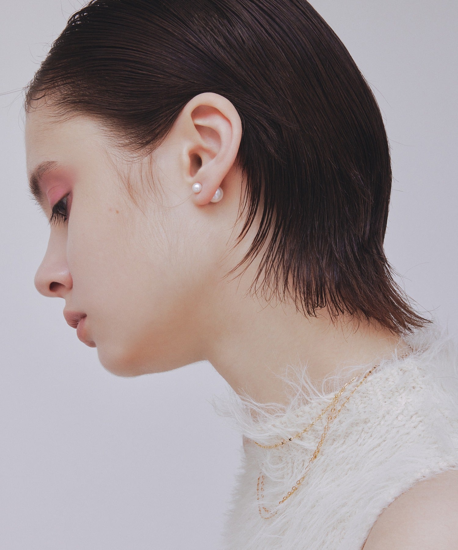 ルボンボン les bon bon pearl pierce & catch single BOB368 （ホワイト） ホワイト