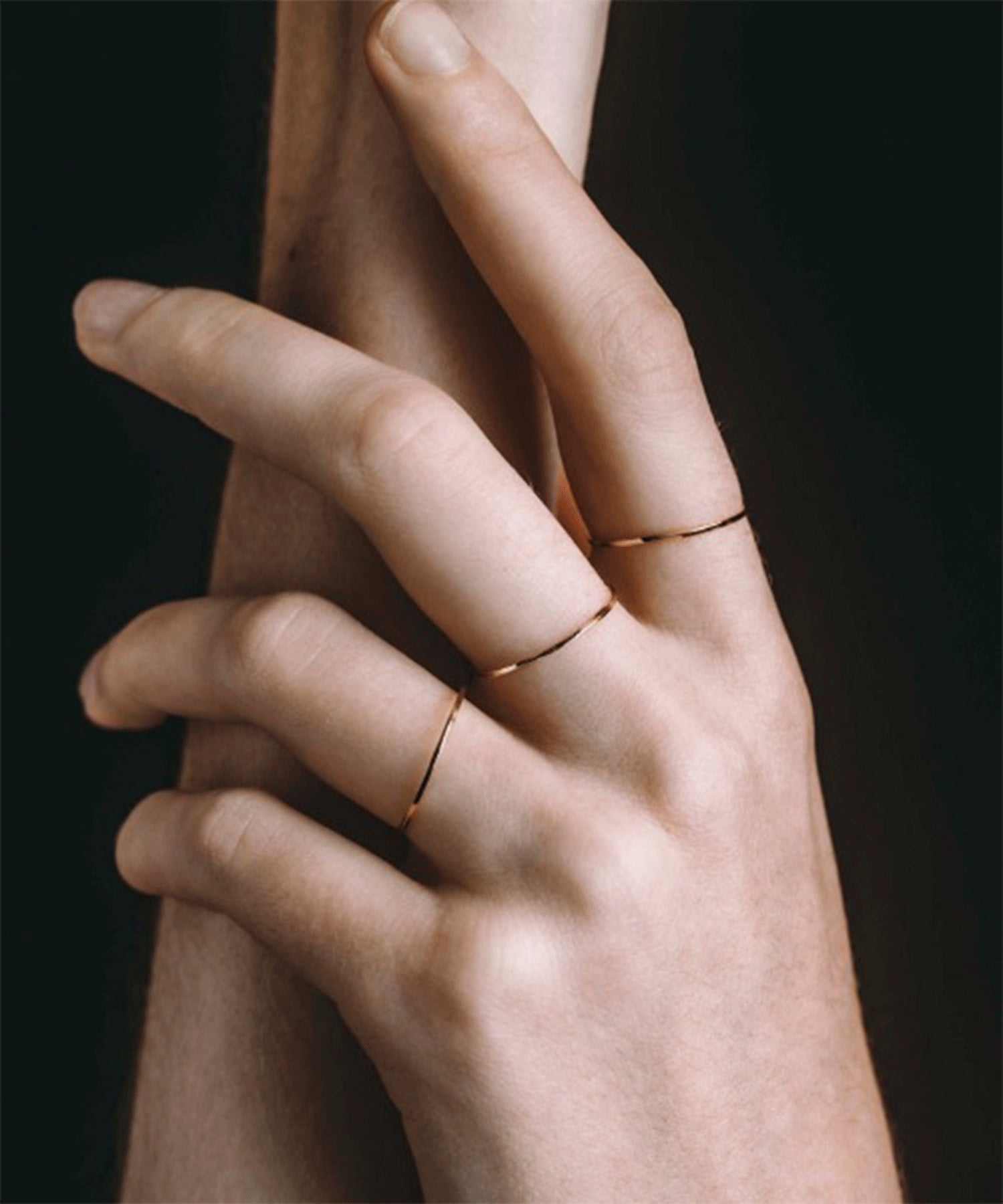 ルボンボン les bon bon narrow ring BOB73 （ゴールド） ゴールド