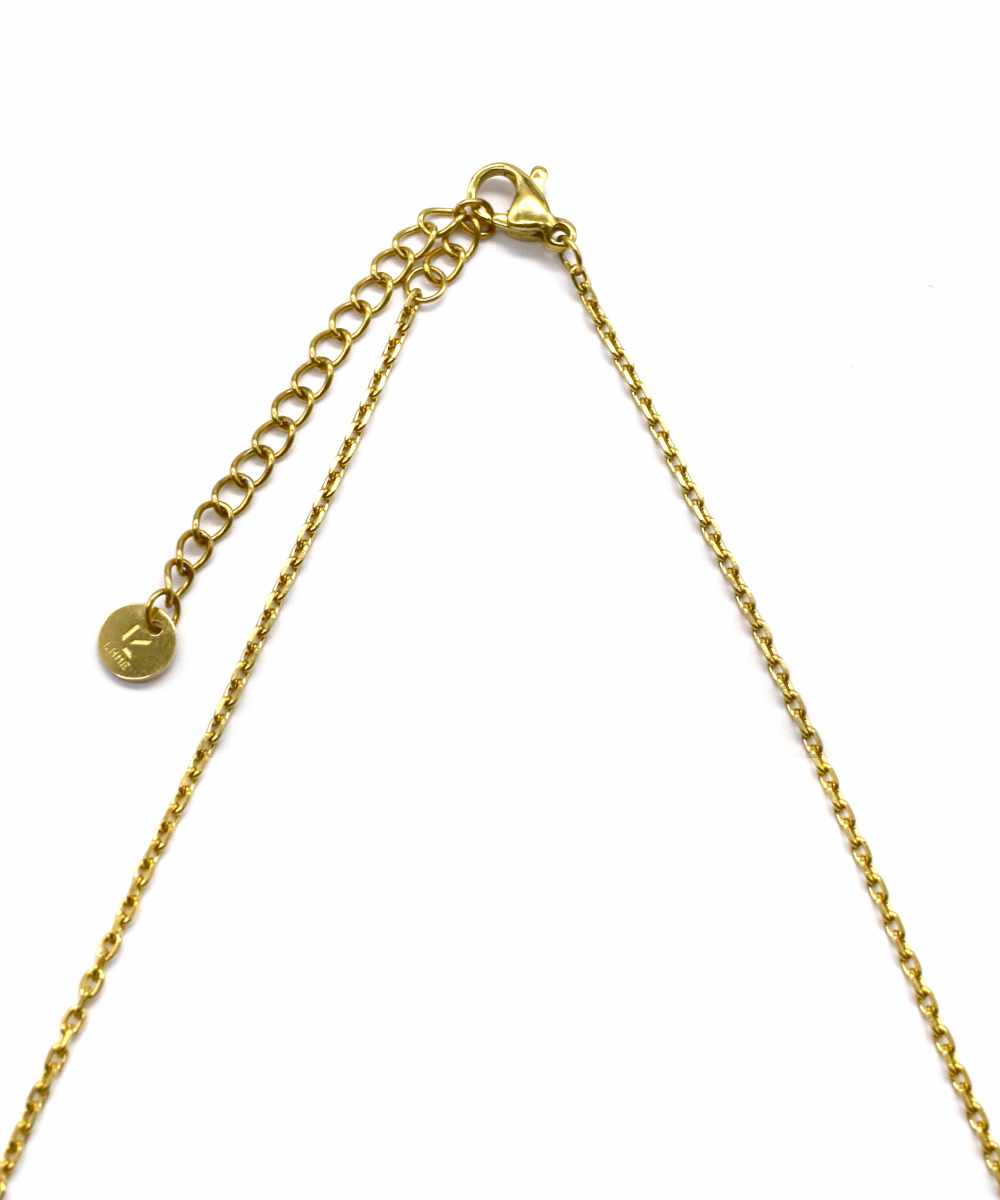 エルエイチエムイー LHME 【WEB限定】”Gleam”コインネックレス/キャット/サージカルステンレス（金属アレルギー対応） （ゴールド） ゴールド