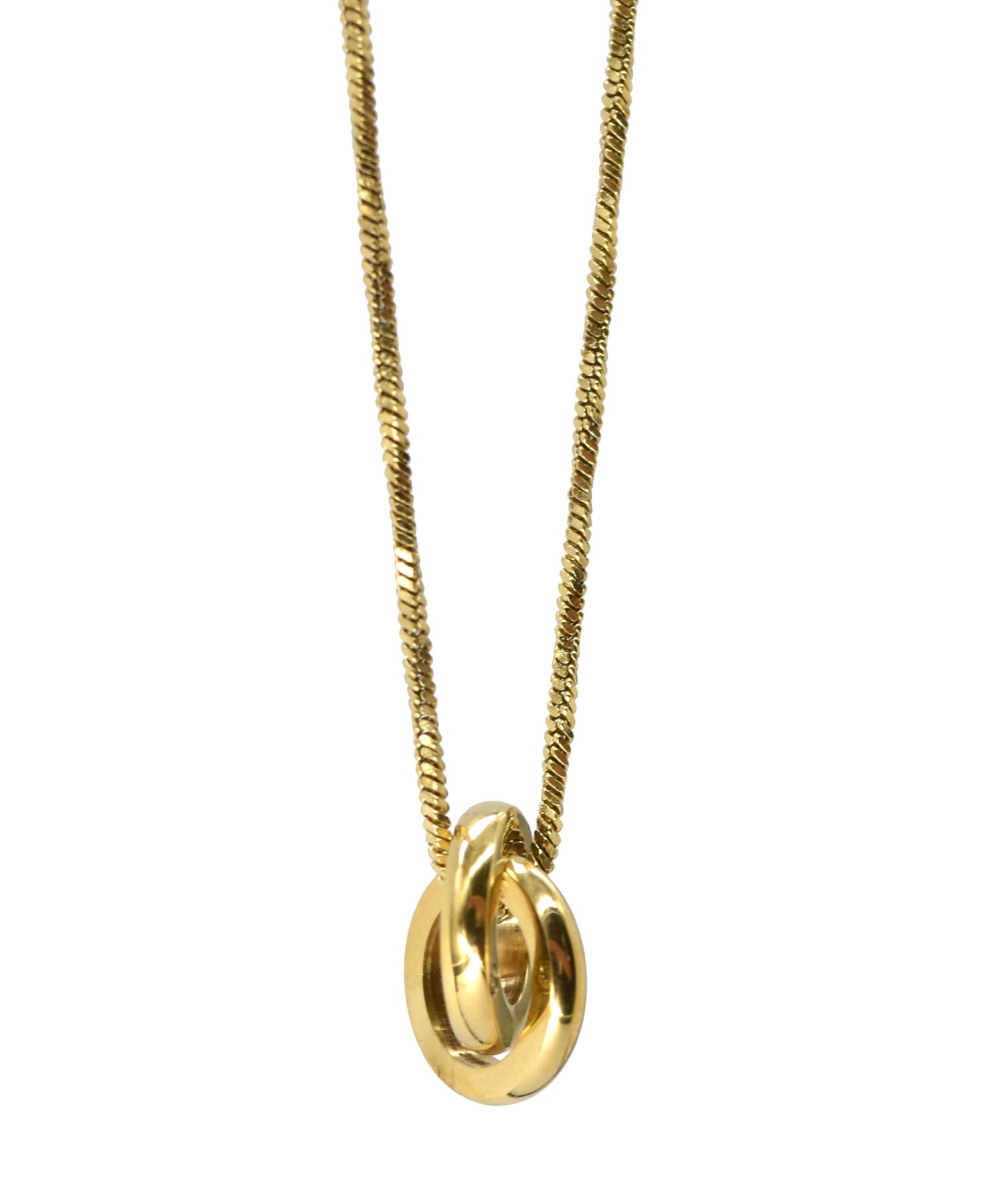 エルエイチエムイー LHME 【WEB限定】”Dear”スリムダブルリングペアネックレス/サージカルステンレス（金属アレルギー対応） （シルバー×ゴールド） シルバー×ゴールド