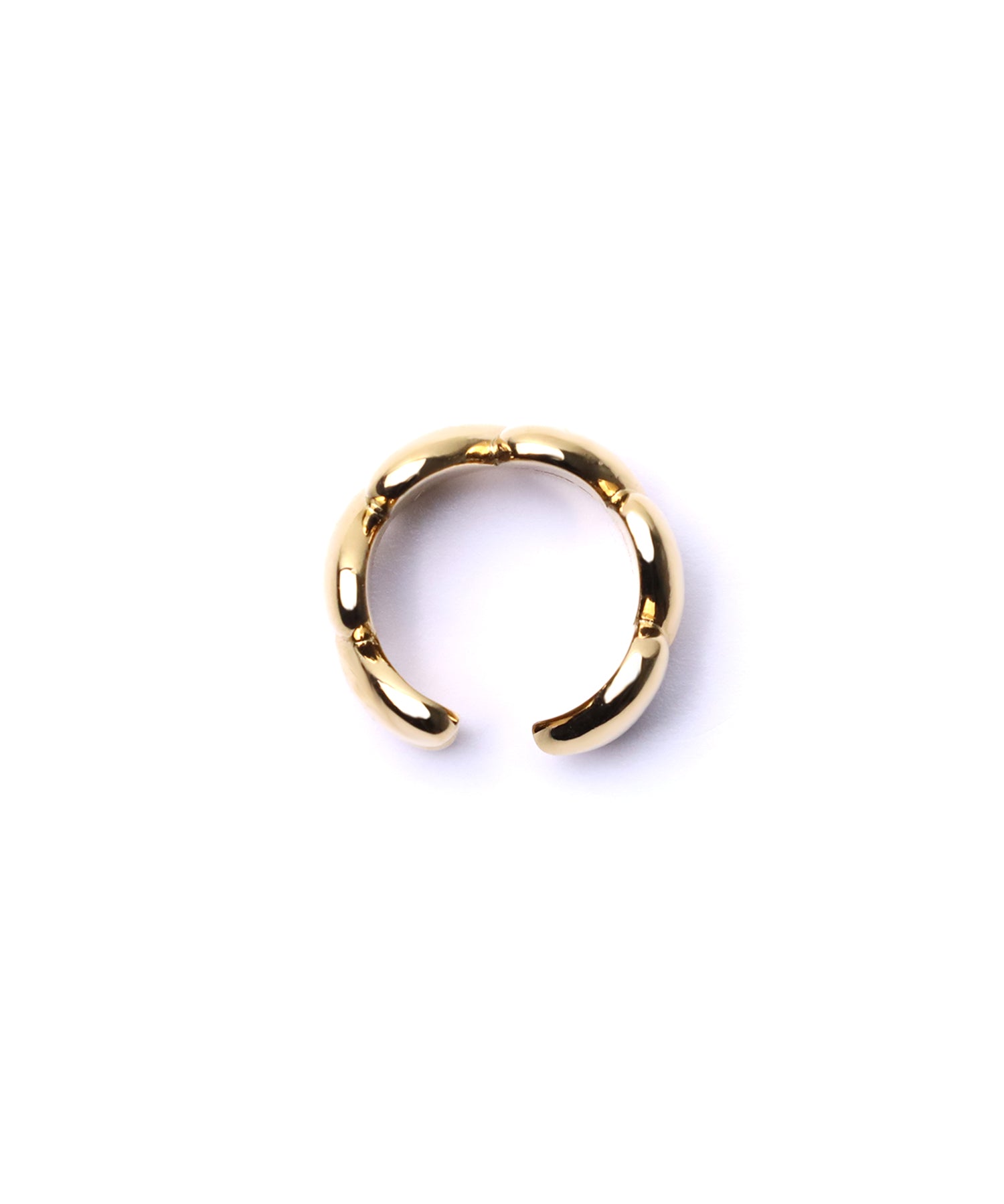 エルエイチエムイー LHME 【WEB限定】“Moment”ハートエタニティイヤーカフ/サージカルステンレス（金属アレルギー対応） （ゴールド） ゴールド