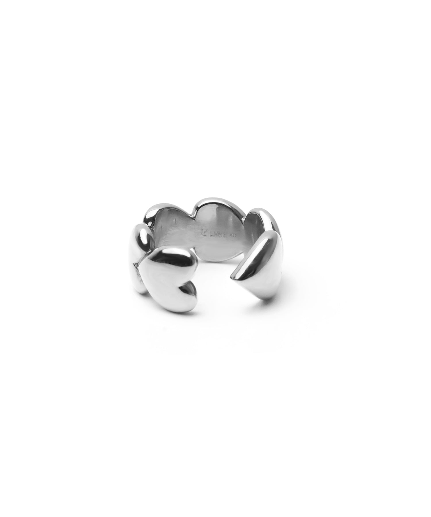 エルエイチエムイー LHME 【WEB限定】“Moment”ハートエタニティイヤーカフ/サージカルステンレス（金属アレルギー対応） （シルバー） シルバー