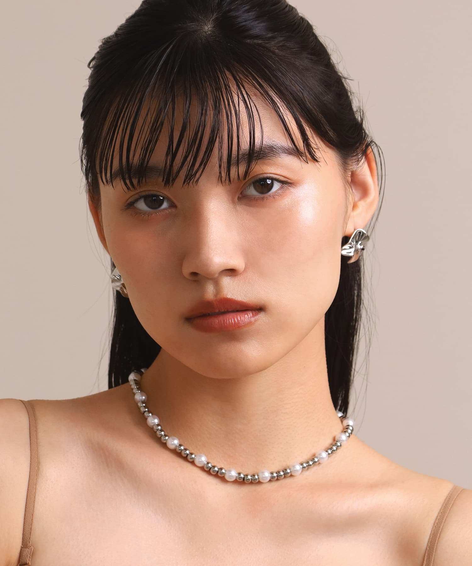 エルエイチエムイー LHME 【WEB限定】“Moment”シャーリングピアス/サージカルステンレス（金属アレルギー対応） （シルバー） シルバー