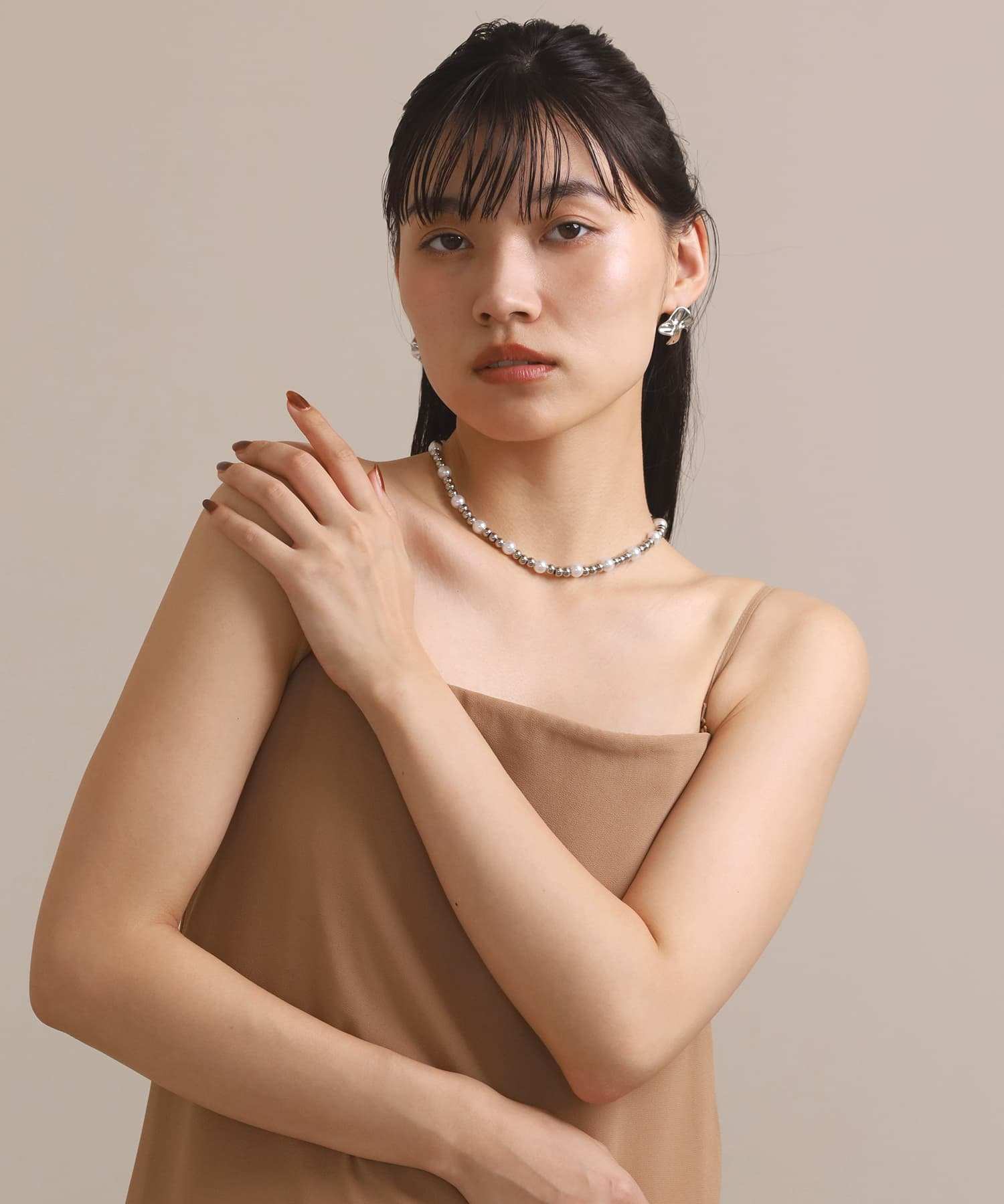 エルエイチエムイー LHME 【WEB限定】“Moment”シャーリングピアス/サージカルステンレス（金属アレルギー対応） （シルバー） シルバー
