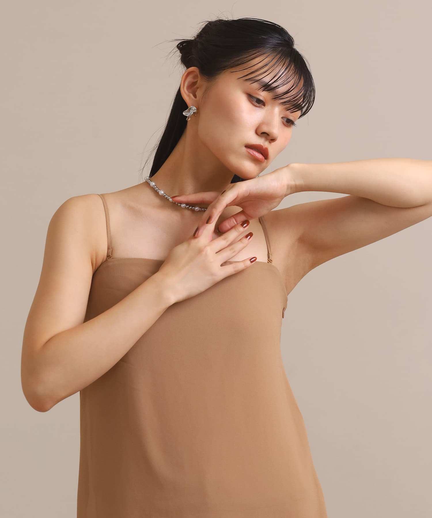 エルエイチエムイー LHME 【WEB限定】“Moment”シャーリングピアス/サージカルステンレス（金属アレルギー対応） （シルバー） シルバー