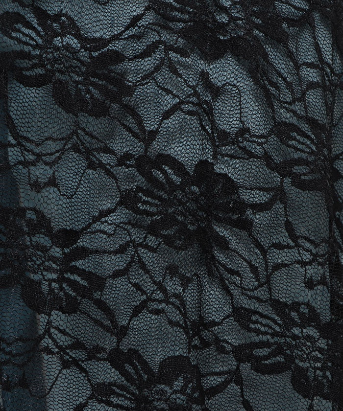 メゾンブリーズ MAISON BREEZE 【MAISON BREEZE】レースアシメレースレイヤードエプロンスカート SCCH565