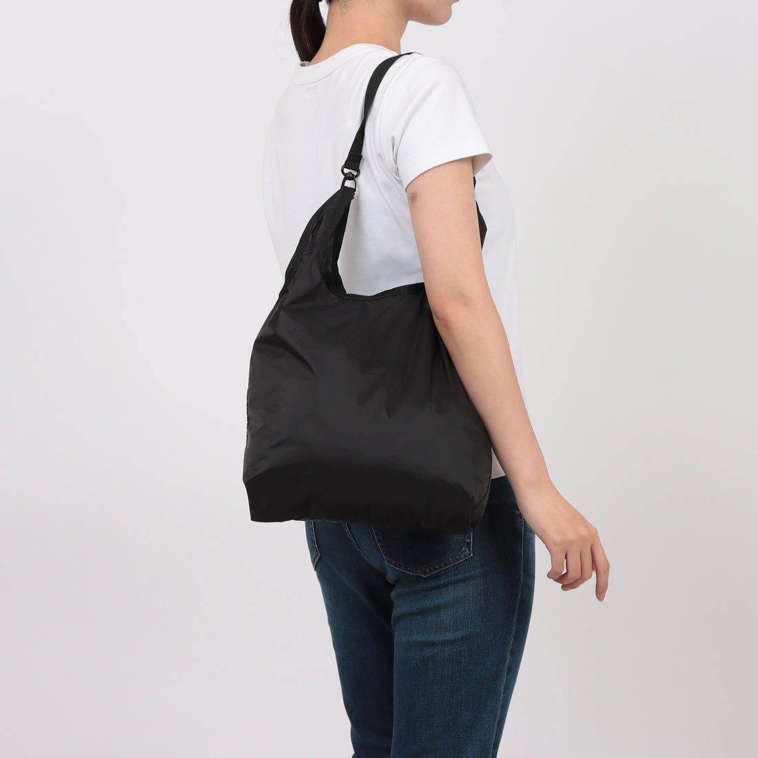 メゾンクラブ MAISON CLUB Ripstop Nylon 2way Shoulder Tote / リップストップナイロン2ウェイショルダートート （ネイビー） ネイビー