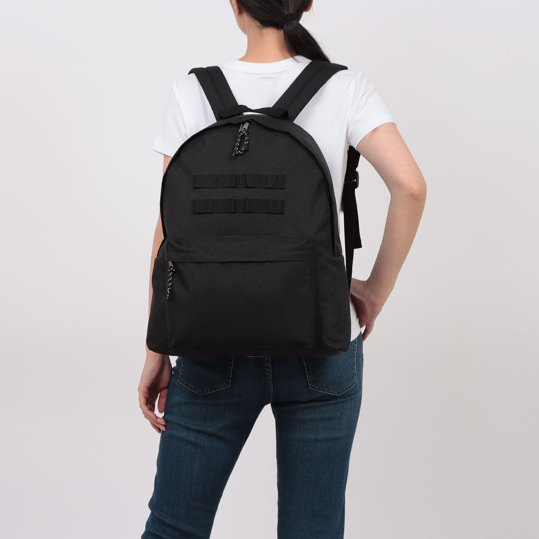 メゾンクラブ MAISON CLUB バックパック リュックサック /A4サイズ・PC収納可能 軽量/撥水/M-65/MA-1 （ブラック） ブラック