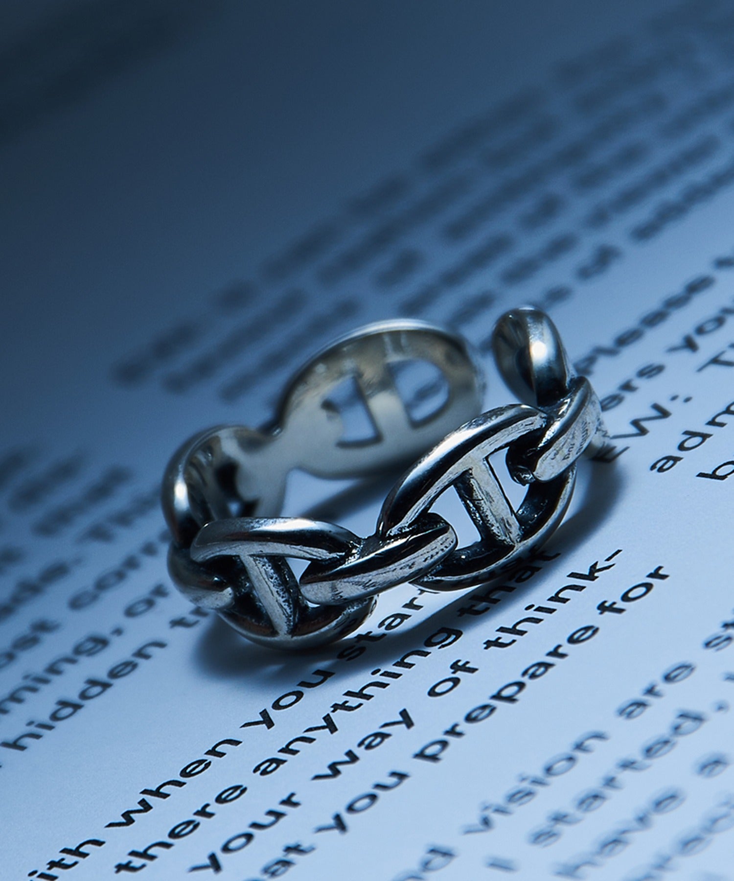 メゾンクラブ MAISON CLUB Anchor Chain Ring Silver925 / アンカーチェーンリング シルバー925 フリーサイズ KUN （シルバー） シルバー
