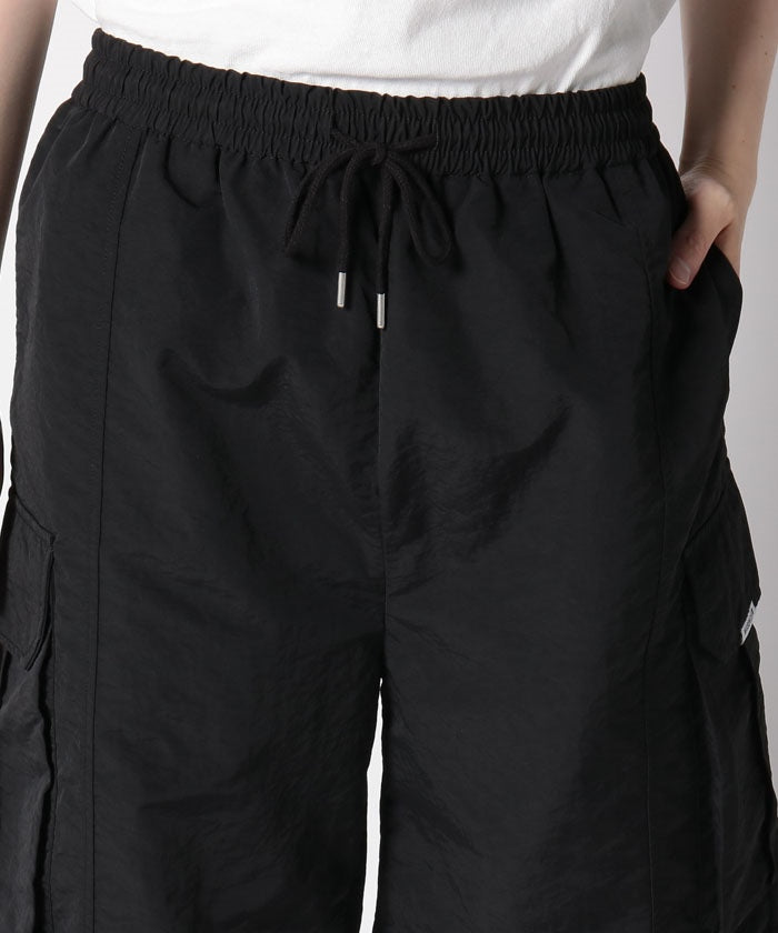 メゾンクラブ MAISON CLUB  ワイドカーゴパンツ ハーフパンツ ショートパンツ 半パン ミリタリー （BLK） BLK