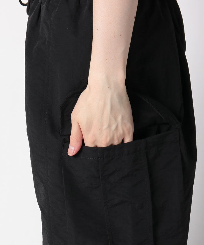 メゾンクラブ MAISON CLUB  ワイドカーゴパンツ ハーフパンツ ショートパンツ 半パン ミリタリー （BLK） BLK