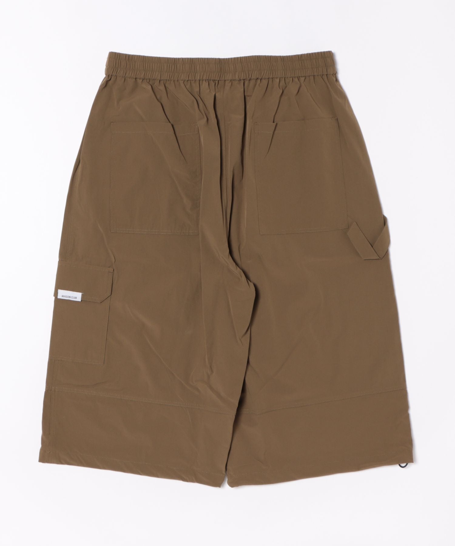 メゾンクラブ MAISON CLUB Odd Length Over Cargo Pants / 七分丈オーバーカーゴパンツ （カーキ） カーキ