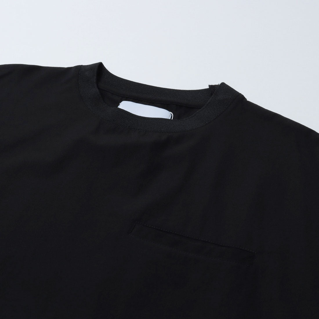 メゾンクラブ MAISON CLUB Tech Drawstring Tee / テックドロストTシャツ （ブラック） ブラック