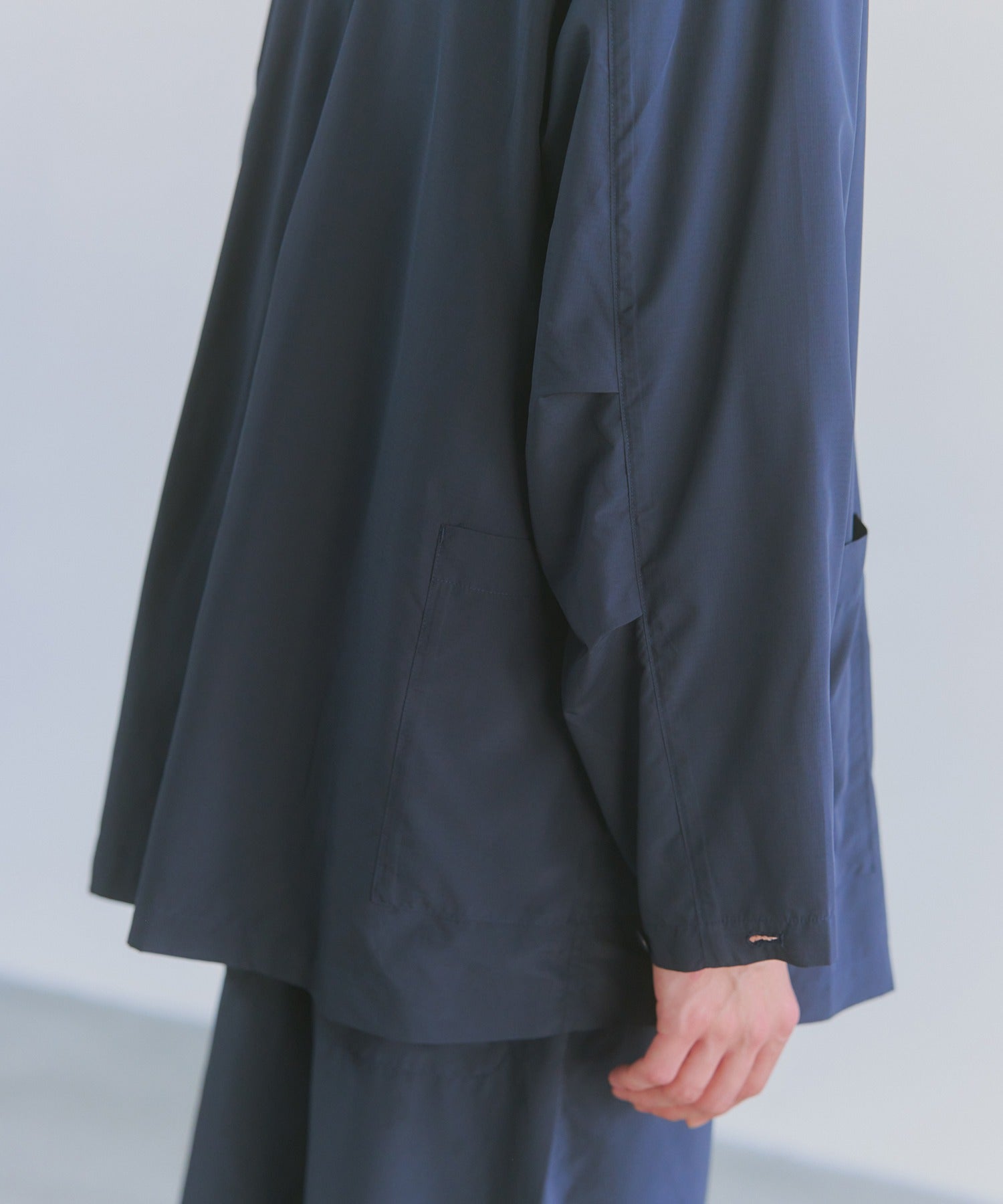 メゾンクラブ MAISON CLUB SUPER LIGHT TECH TRAVEL 2B JACKET / 超軽量リップストップ素材 （ネイビー） ネイビー