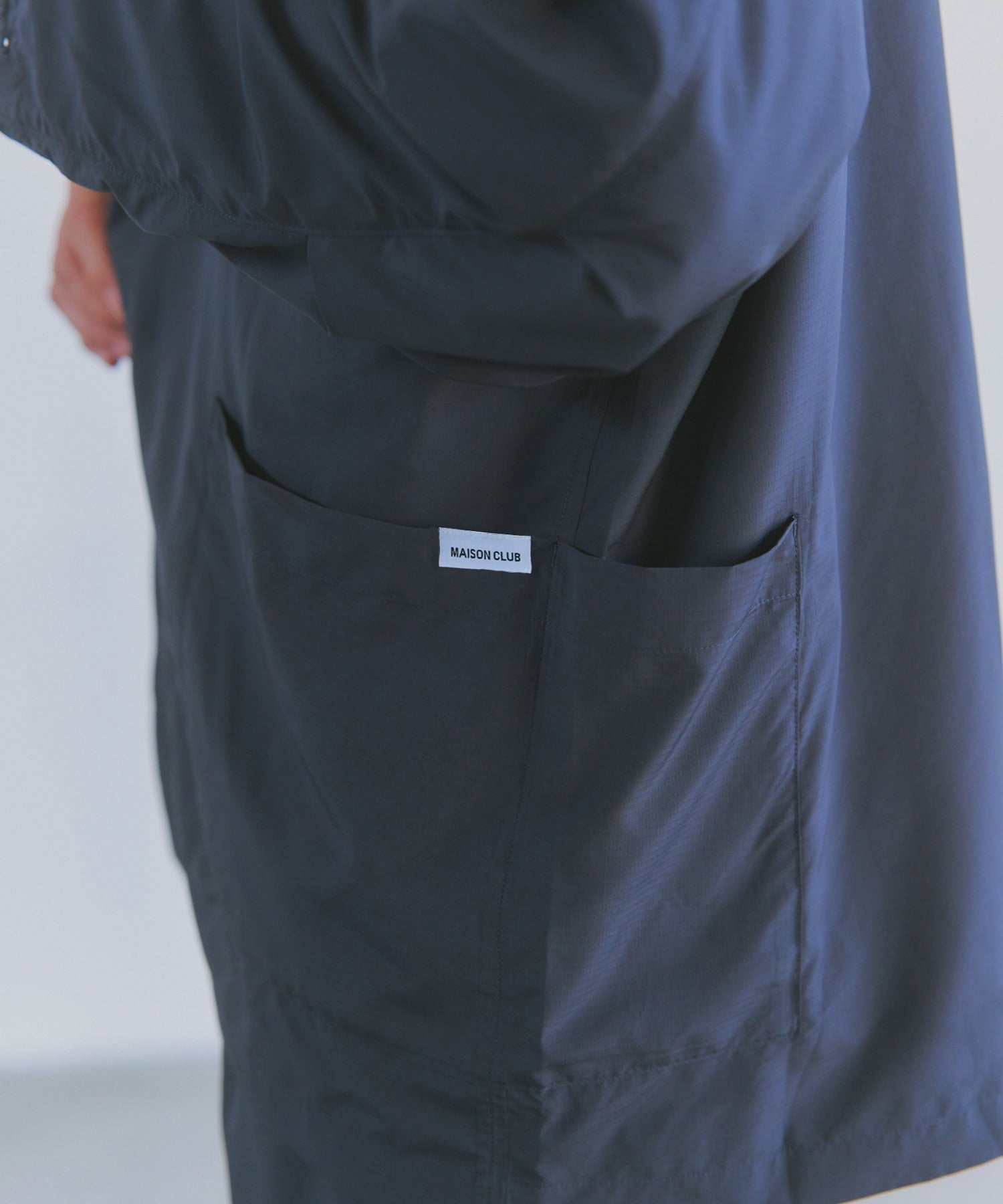 メゾンクラブ MAISON CLUB SUPER LIGHT TECH TRAVEL 2B JACKET / 超軽量リップストップ素材 （ネイビー） ネイビー